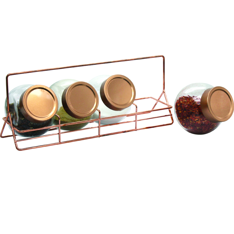 Glass Spice Jar Set