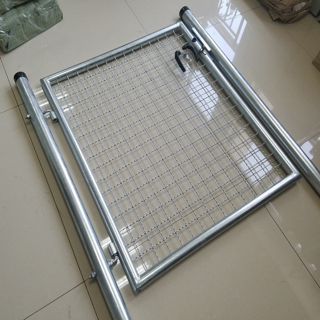 Hot dip galvanized garden gate