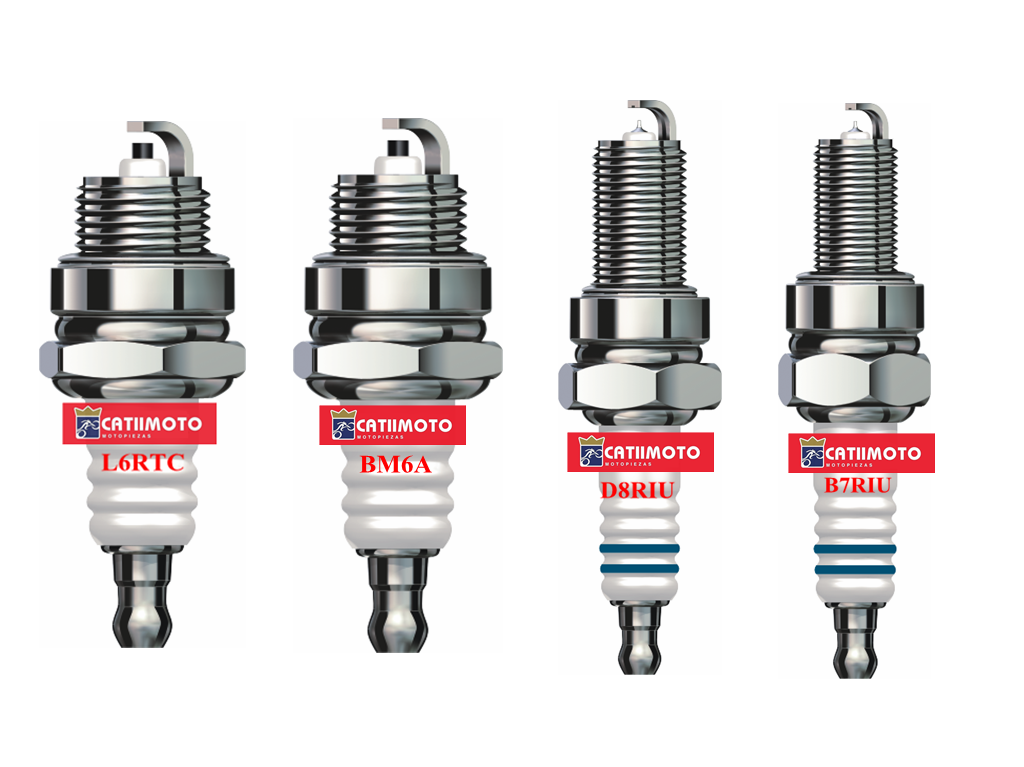 Motorcycle spark plug