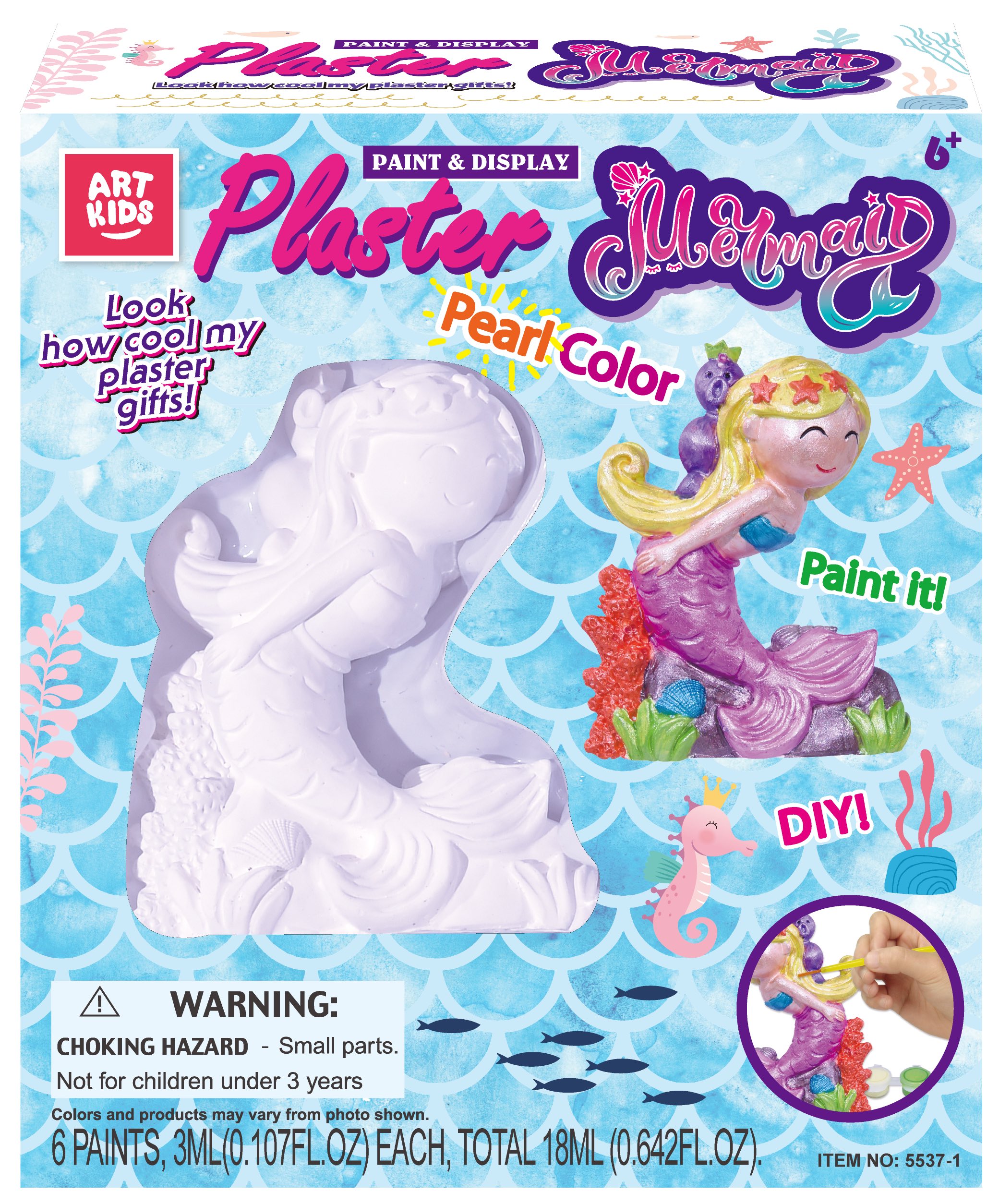 Plaster mermaid