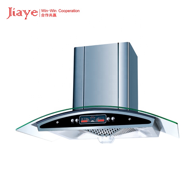 Curve range hood