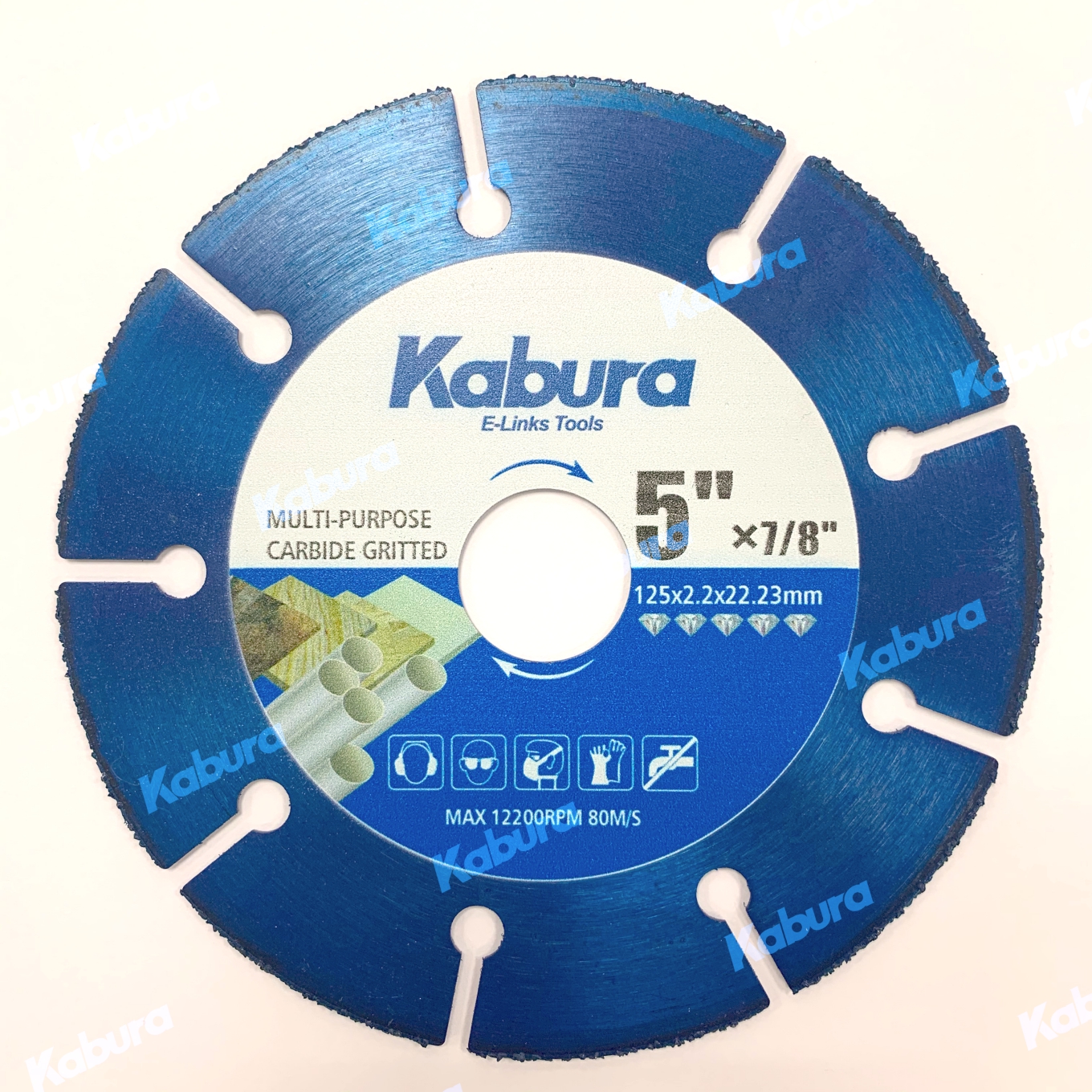 Carrbide gritted saw blade