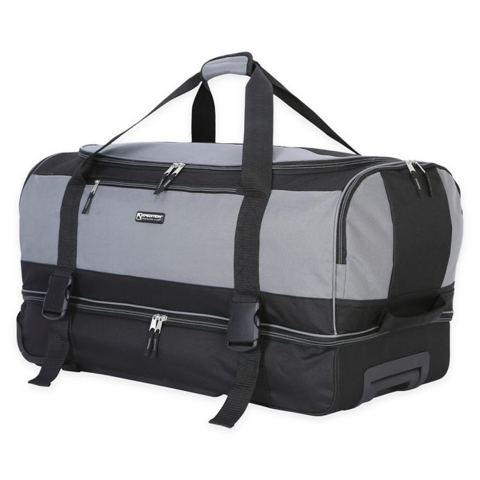 Rolling duffle bag