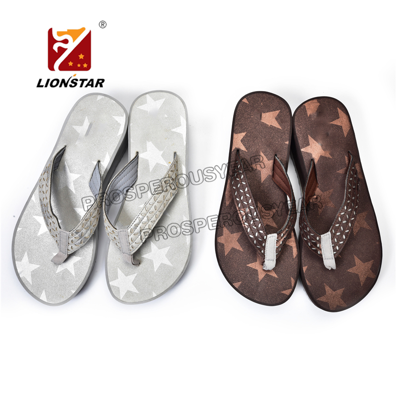 Casual lady high heel flip flop