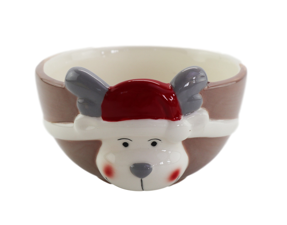 Ceramic Christmas rice bowl soup bowl noodle dish