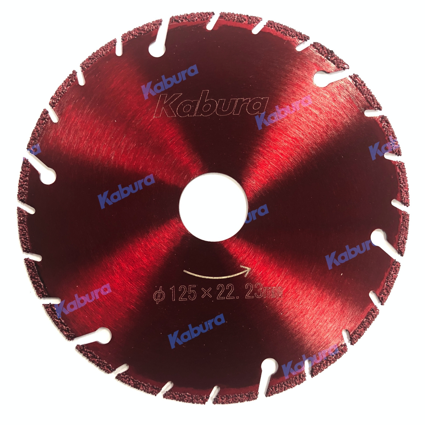 Vacuum brazed diamond blade for steel cutting