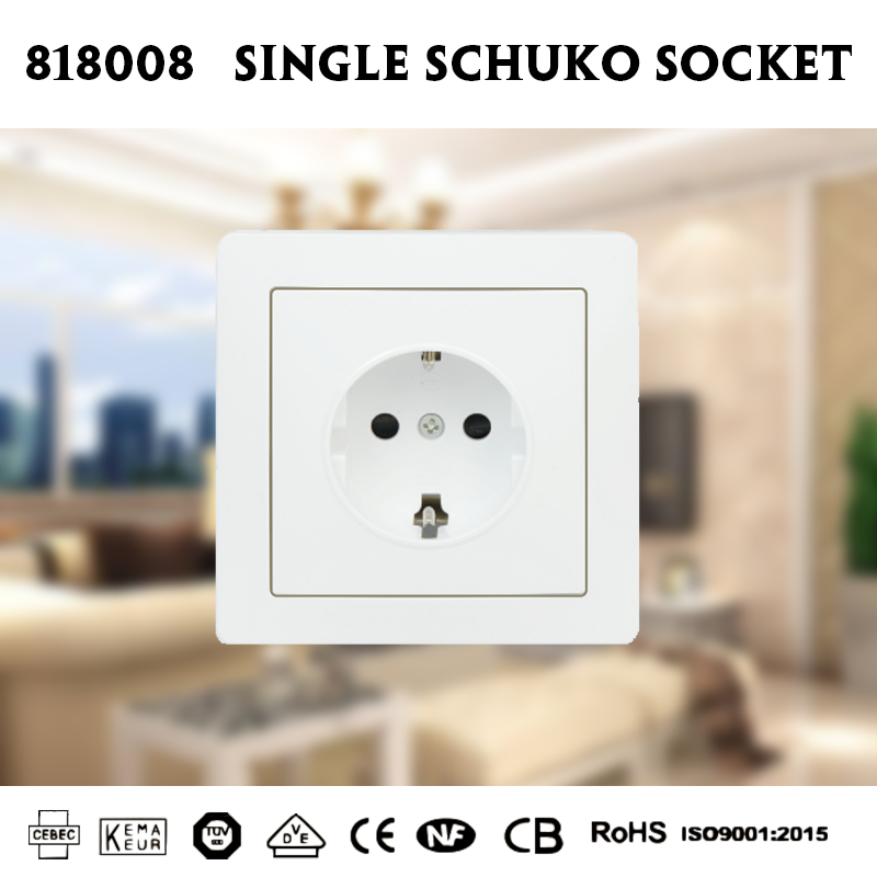 Wall switch and socket inside