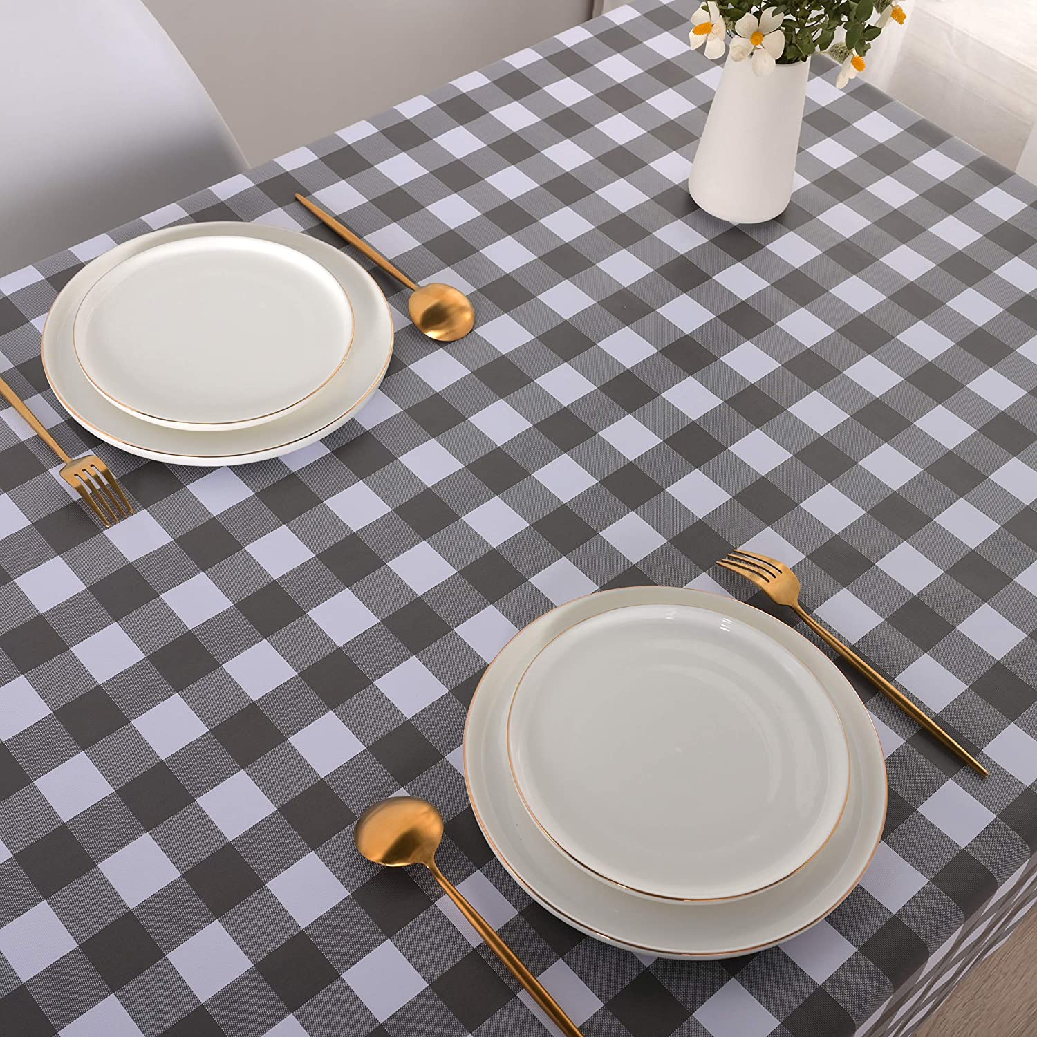 PVC Tablecloth With Non-Woven Back