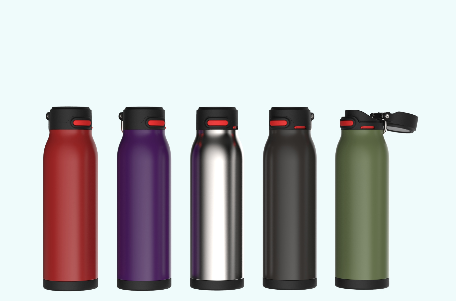 Stainless steel vacuum insulated steel thermos 710ml