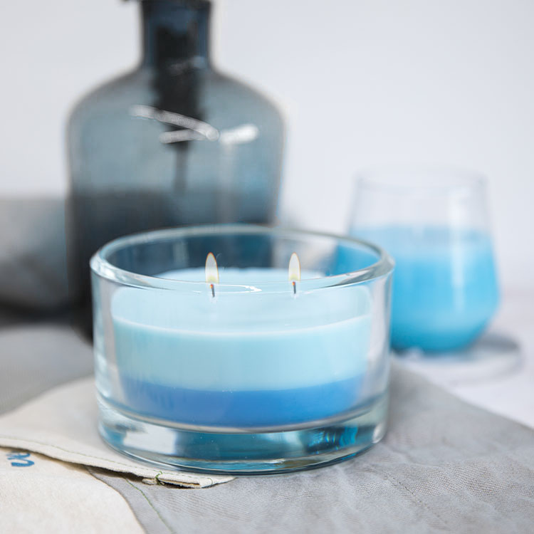 Candle holder soy wax scented candle glass candle jar