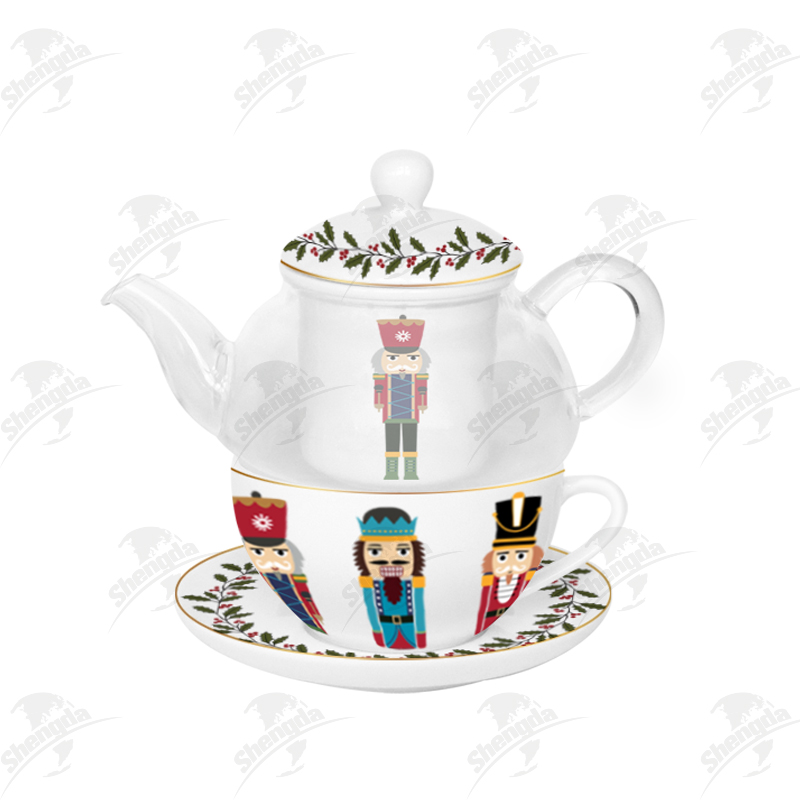 Tea For One with Christmas Design