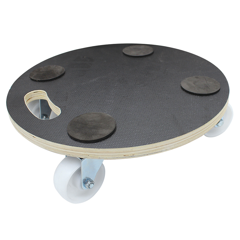 Furniture transporter Round Wood Platform Dolly with water proof surface