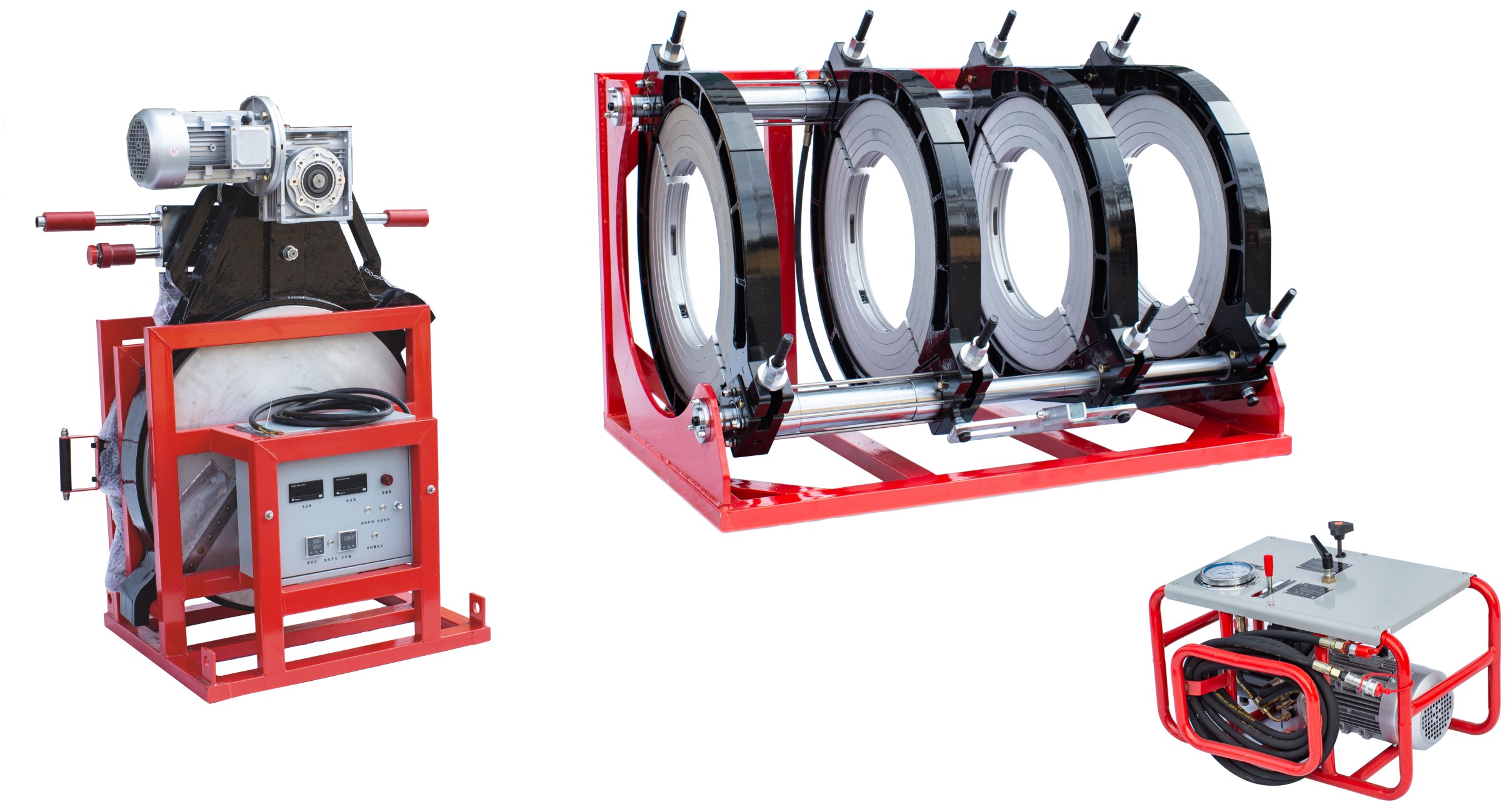 Hydraulic butt fusion welding machine