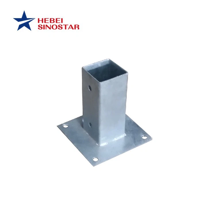 Fence post ground anchor