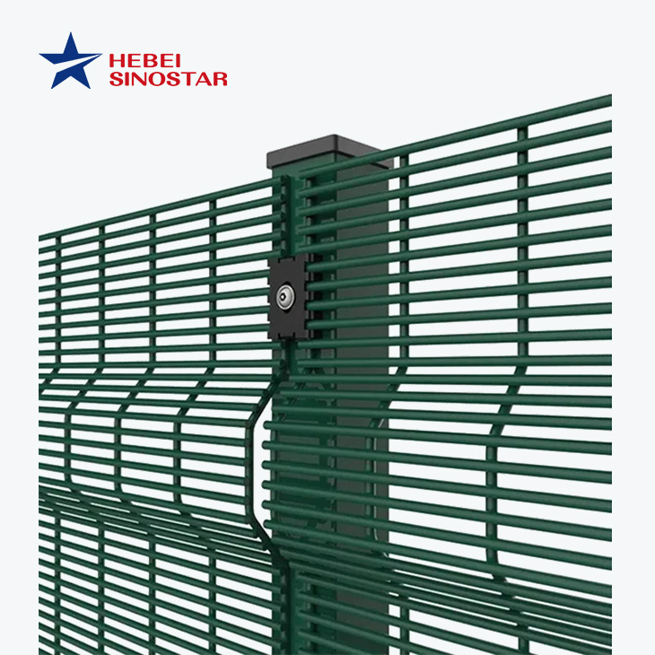 Anti climb security fence