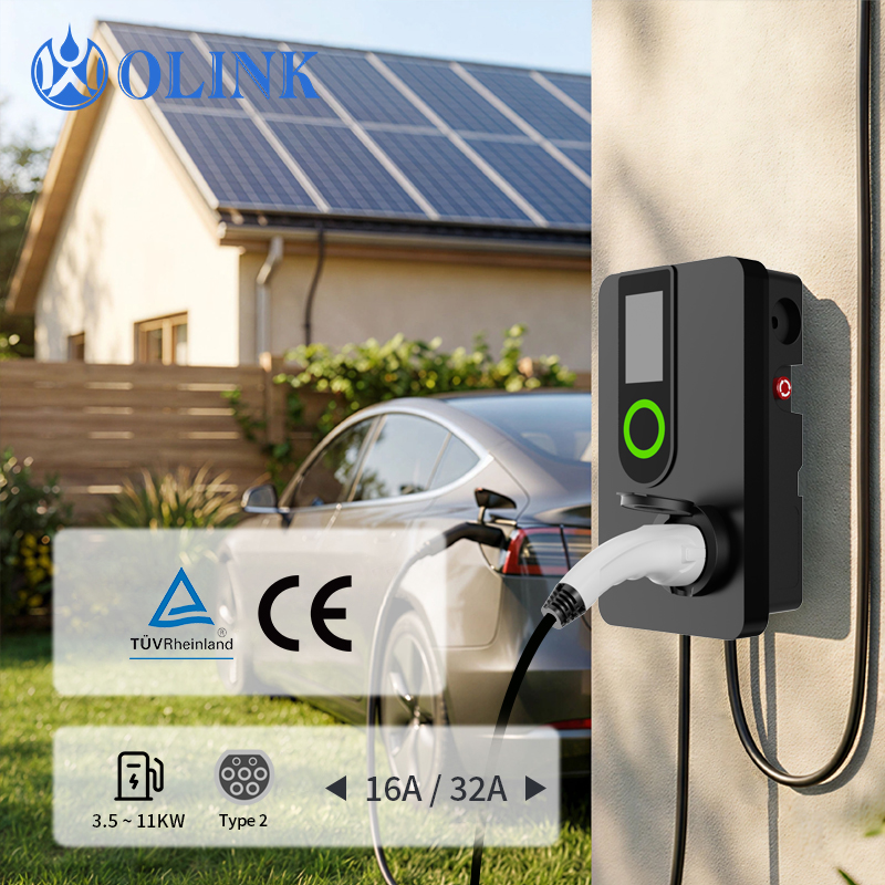 Wall-mounted AC EV Charger
