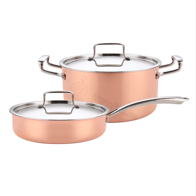 4pcs cut edge pot