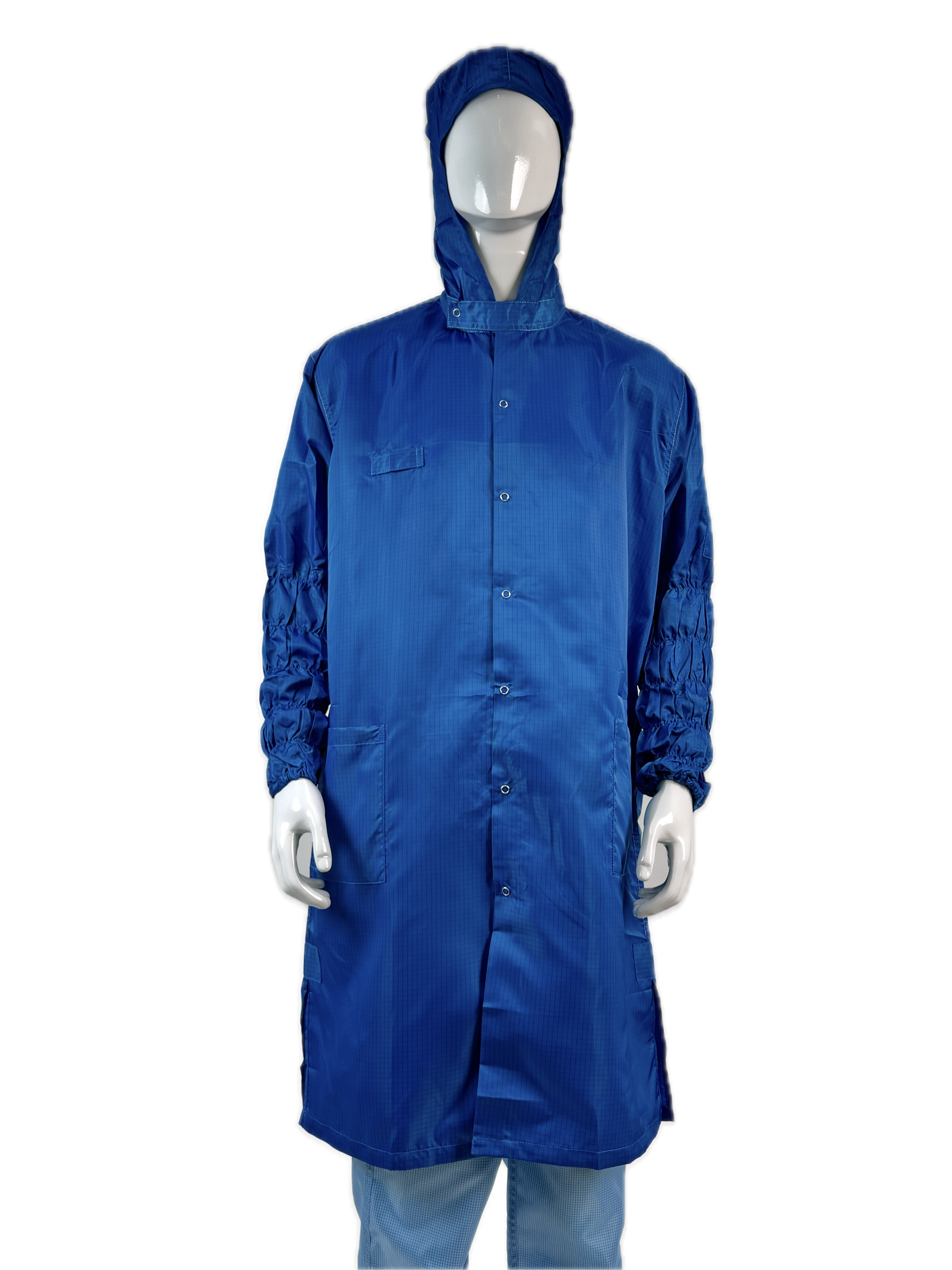 Sterile anti-static clothing for pharmaceutical cleanroom