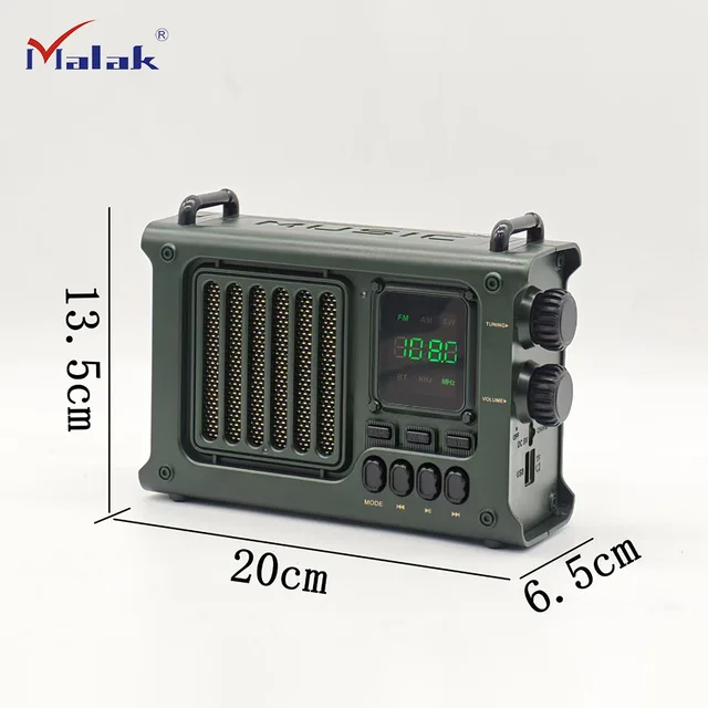 New Model solar powered charging Radio outdoor strap Fm Am Sw multi band Radio receivers