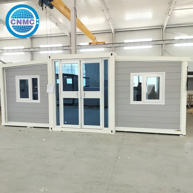 40FT Emergency Shelter and Disaster Relief Folding Container House: Quick Assembly Portable Prefab Cabin