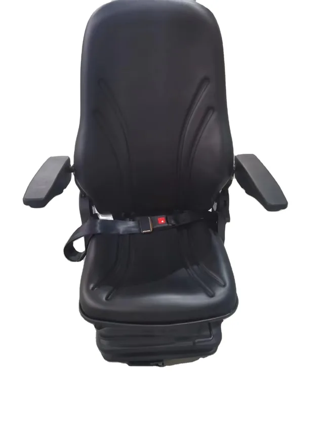 Agricultural Machinery Parts Tractor Seat With Machinery Suspension 90 Degree Rotation Ventilation FD-800-1