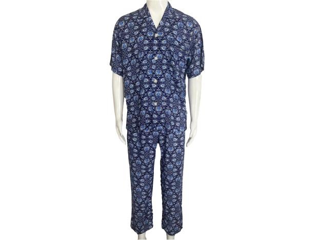 100% Printed Viscose Fabric pajamas loungewear