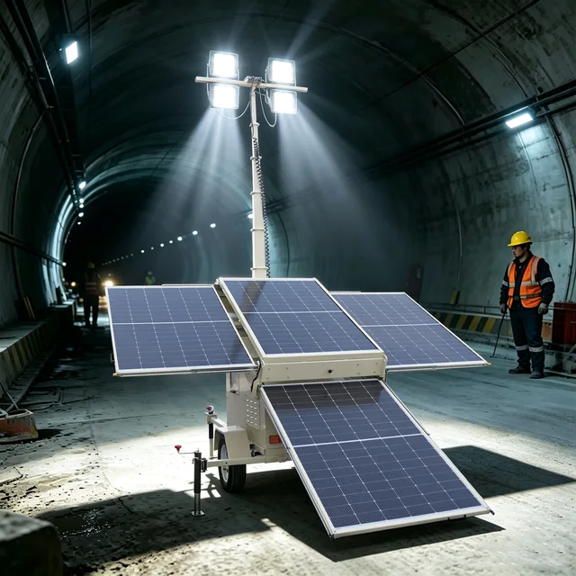 Solar Mobile Light Tower