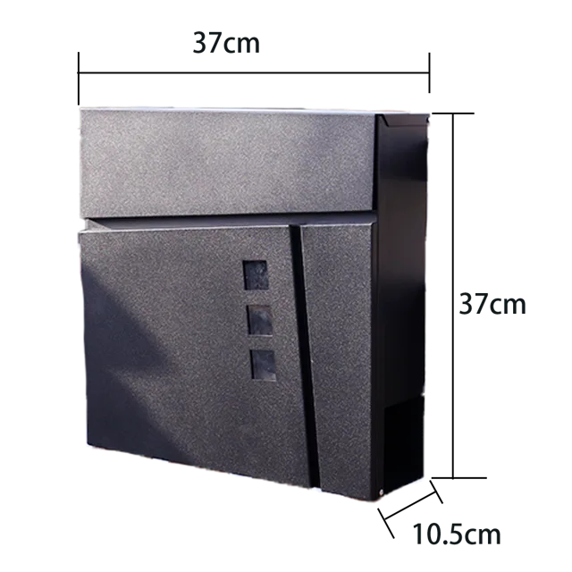 Decorative panel mailbox