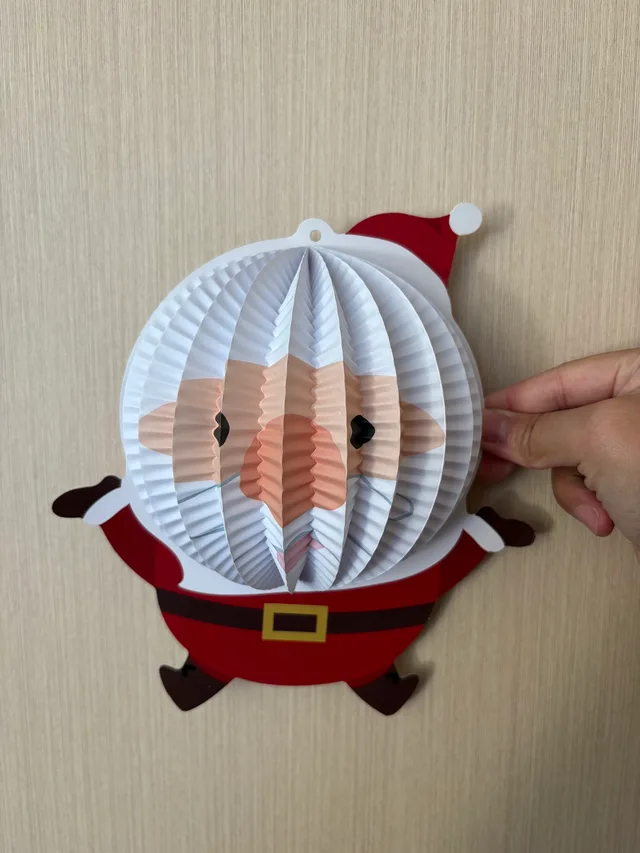3D Christmas Honeycomb Paper Hanging Decorations