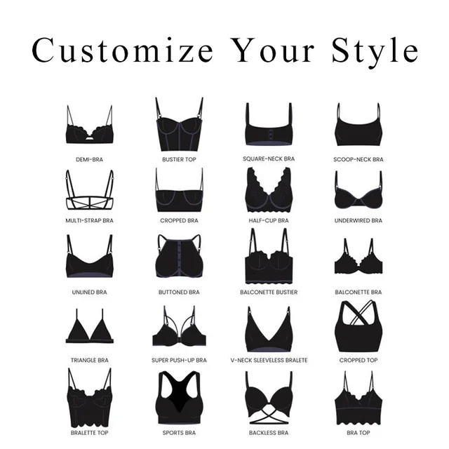 Lingerie Women Sexy Embroidered Underwire Sexy Lace Bra Set Wholesale Bra and Panties Thong Set Solid Bra Set