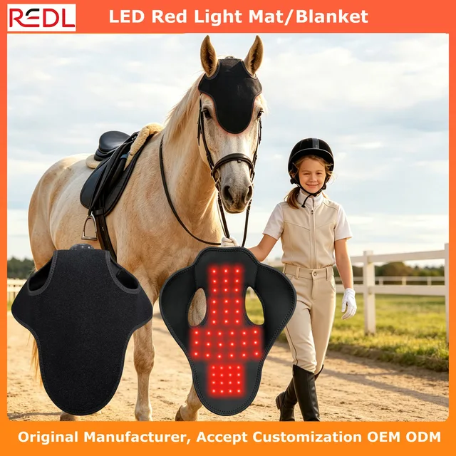 Horse head / horse face red light therapy mat / cover