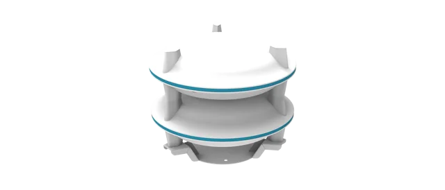 Omnidirectional High-Intensity Warning Speaker With LED Warning Light