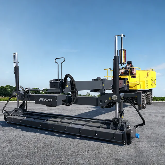 6m Length Boom Laser Screed Machine