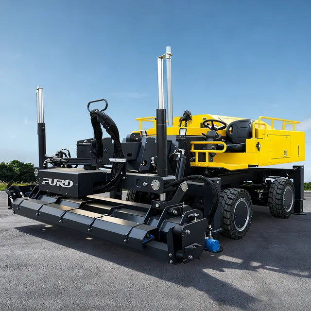 5500mm Length Boom Laser Screed Machine