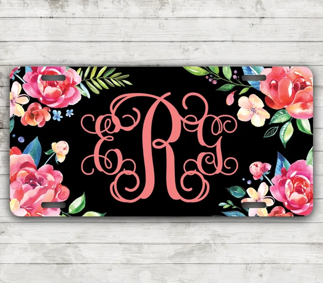 Customize Your Own Logo Decorative License Plate Promotional Gifts