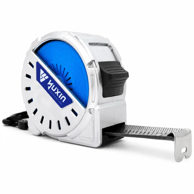 25ft waterproof Hollow Chromed Plastic Case Wear-resistant Laser Engraved Imperial & Metric Scales.
