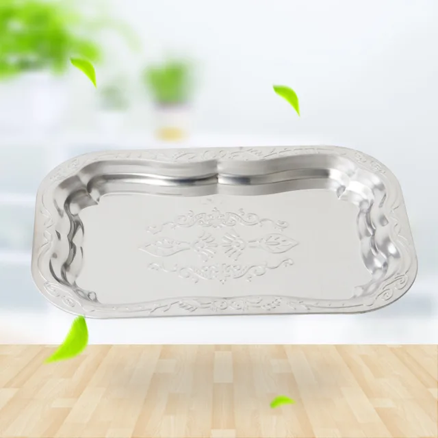 RGS-PD179 Stainless steel Auspicious flower plate tray SS410