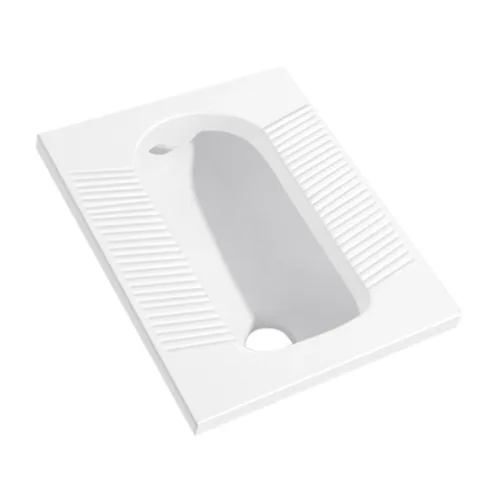 Ceramic squatting pan