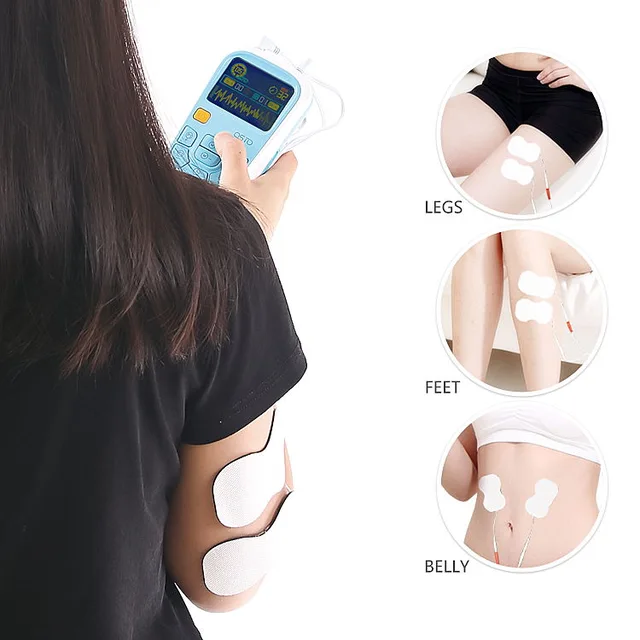 Body Pain Physical Therapy Machine Tens Electrodes Massager Portable Tens Unit Machine