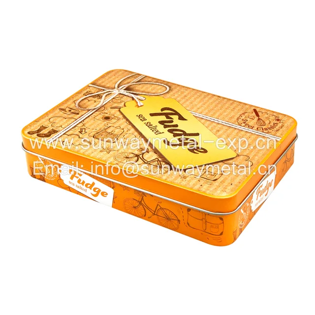 Gift tin box Food/card box