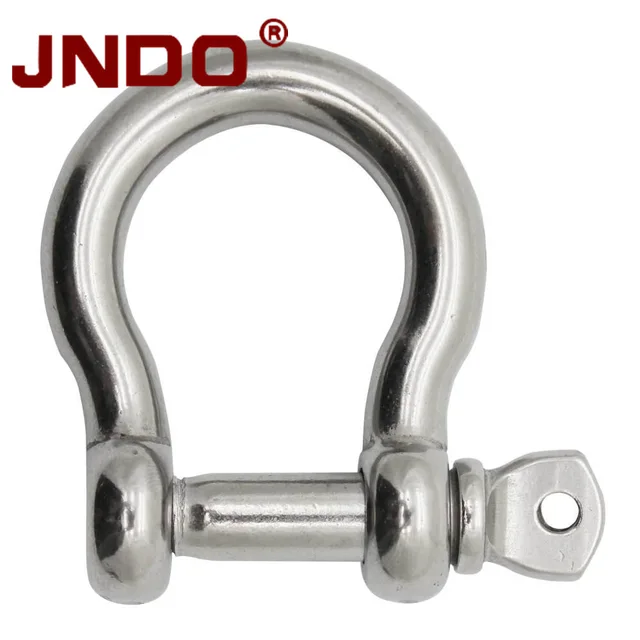 European Type High Polished Stainless Steel Forged Bow Shackle
