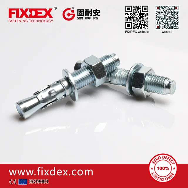 Carbon steel galvanized wedge anchor