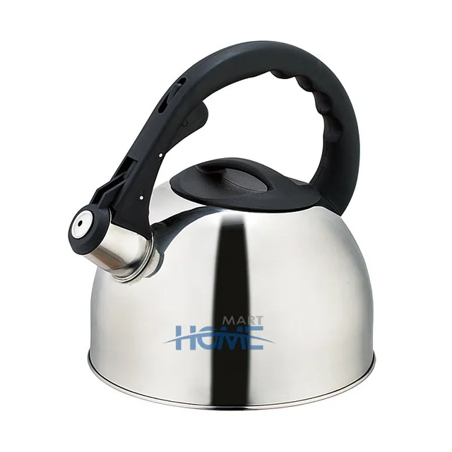 2.5L Stainless Steel Whistling Kettle Appliances Hemispherical Silver Simple For Household Kitchen 3L Whistle Tea Maker Pot