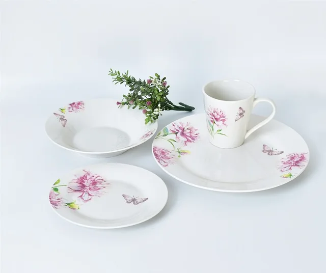Useful ceramics dinnerware 4 people