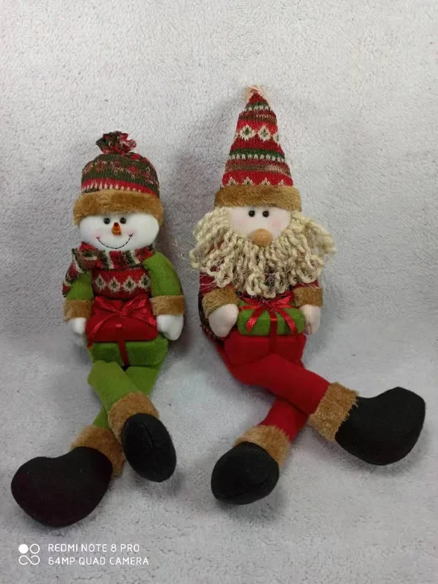 Santa Claus snowman