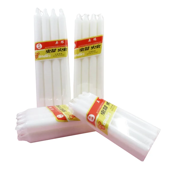Factory sale Africa Europe flameless household white stick candle