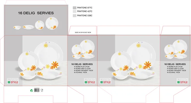 16pcs dinner set cheap