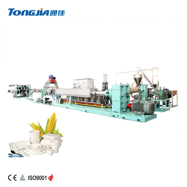 PLA Polylactic Acid Completely Degradation Foamed Sheet Production Line