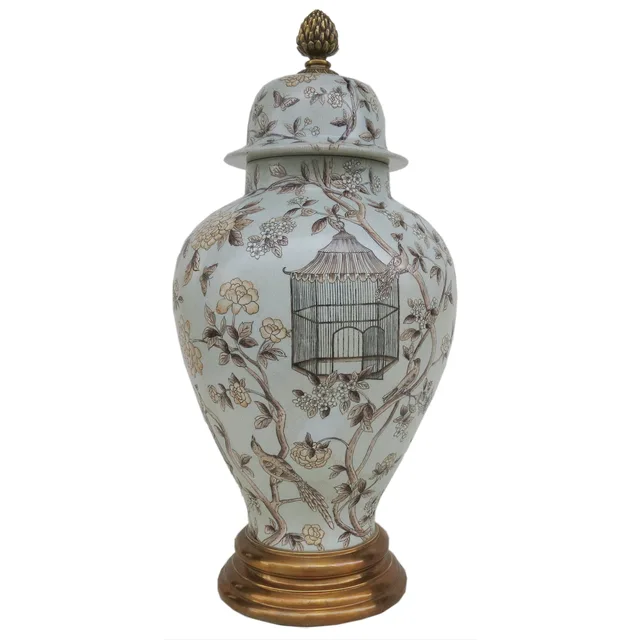 Luxury Antique Bronze Porcelain Home Decoration Jar