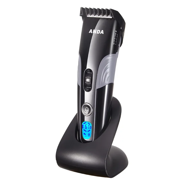 Cord & Cordless hair clipper & beard trimmer with LCD display